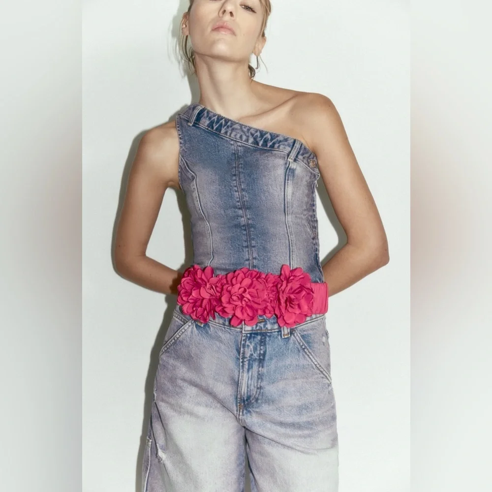 ZARA Bloggers Fav Flower Belt